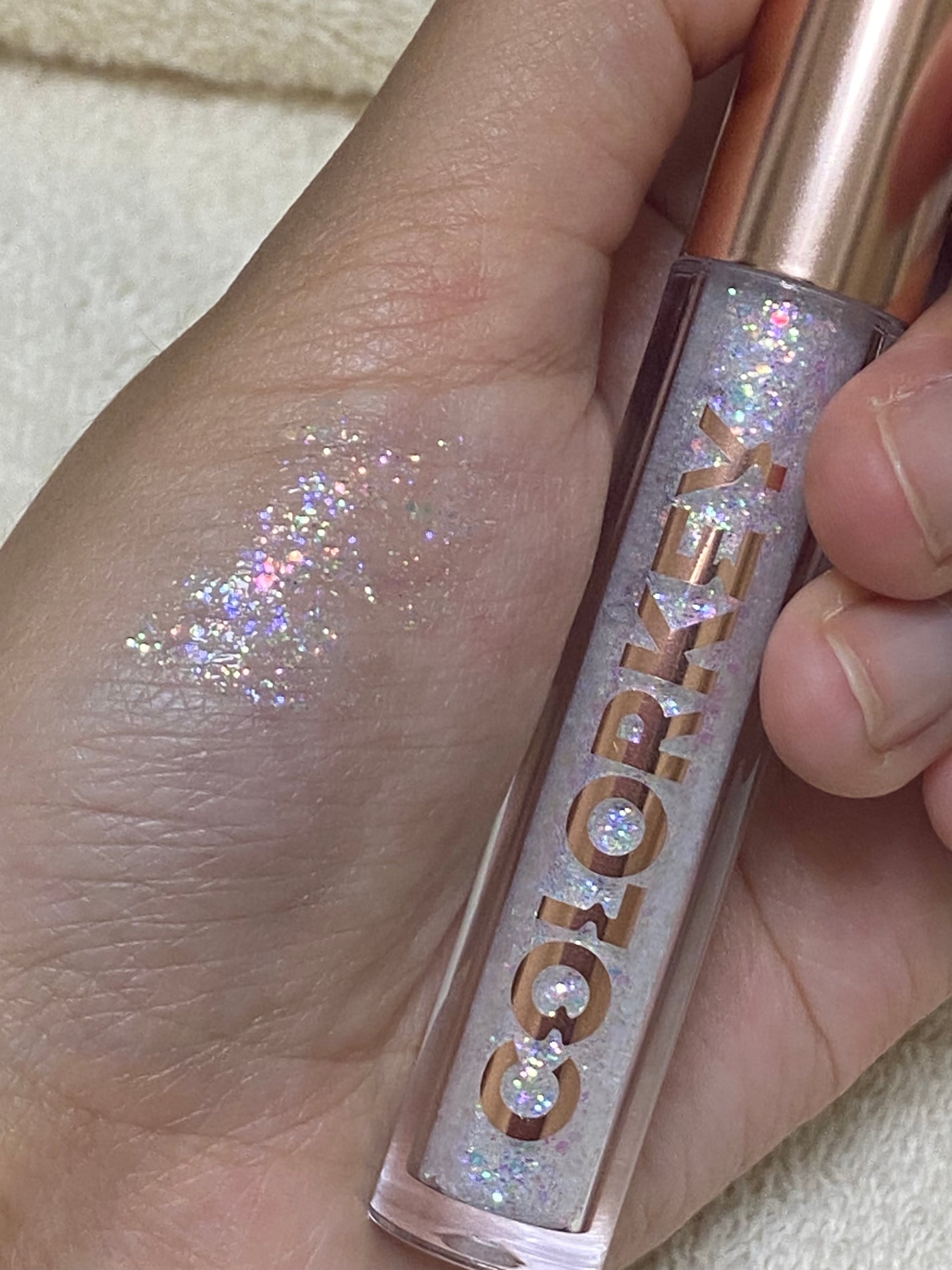 スパークリングギャラクシーリキッドアイシャドウ/COLORKEY/リキッドアイシャドウを使ったクチコミ(3枚目)