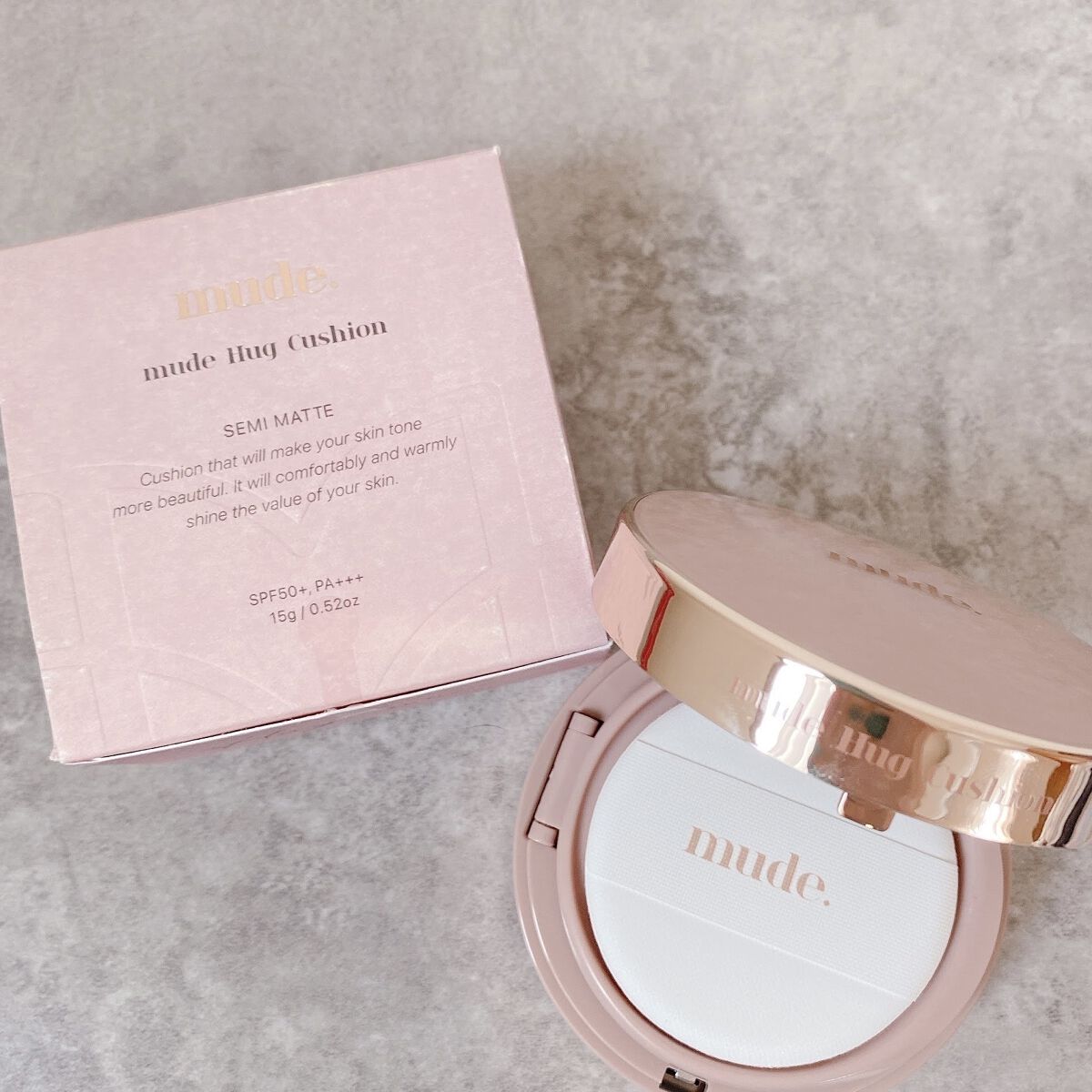 ハグクッション/mude./クッションファンデーションを使ったクチコミ（2枚目）