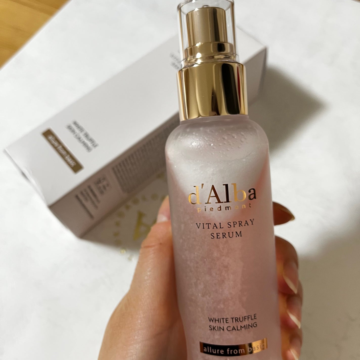 ダルバ ホワイトトリュフバイタルスプレーセラム/ダルバ/ミスト状化粧水を使ったクチコミ(2枚目)