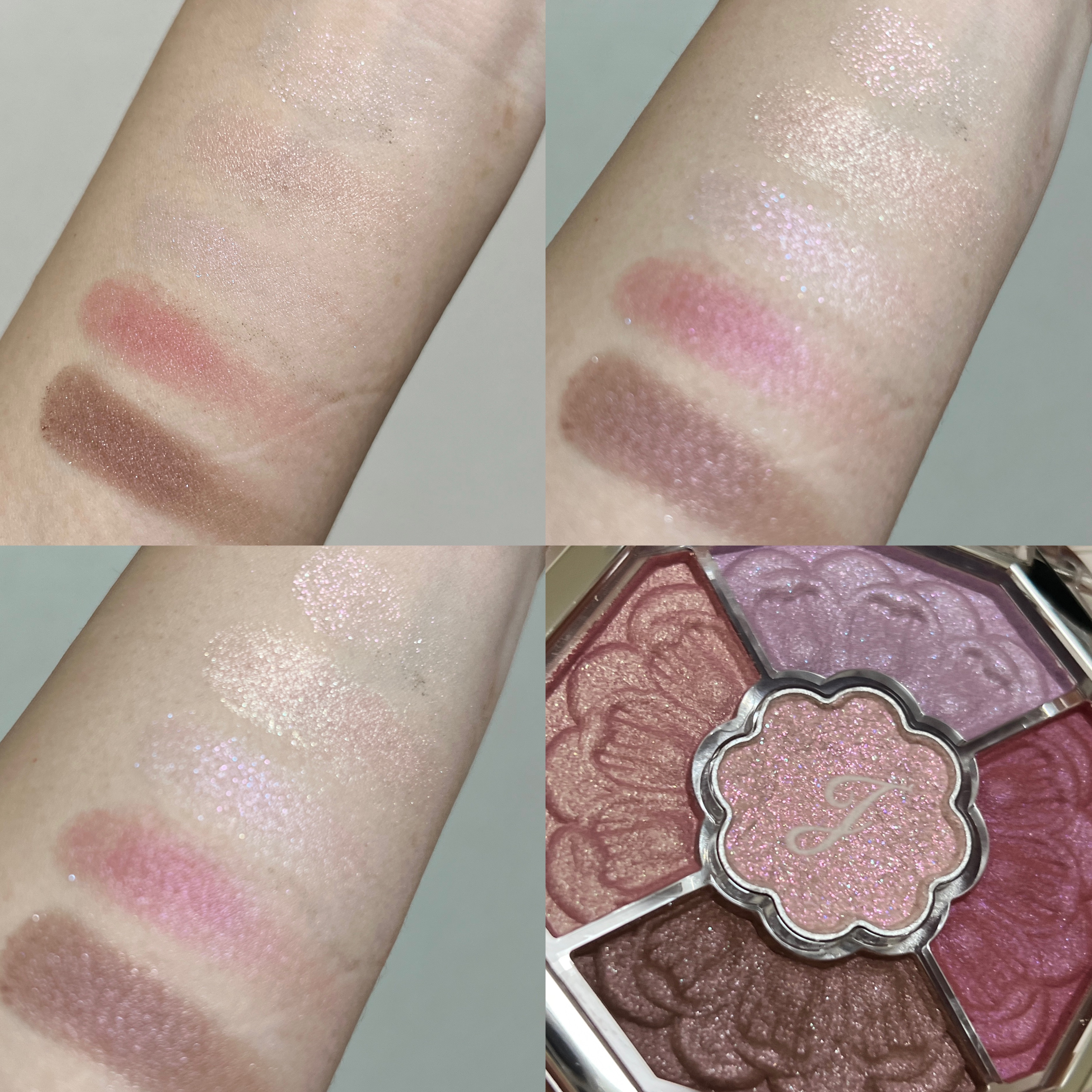 ジルスチュアート ブルームクチュール アイズ　ジュエルドブーケ 02 viola amethyst/JILL STUART/アイシャドウパレットを使ったクチコミ（3枚目）