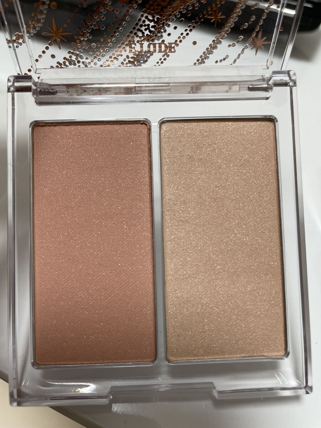 グリッタースノー フェイスパレット ライト/ETUDE/パウダーハイライトを使ったクチコミ（1枚目）