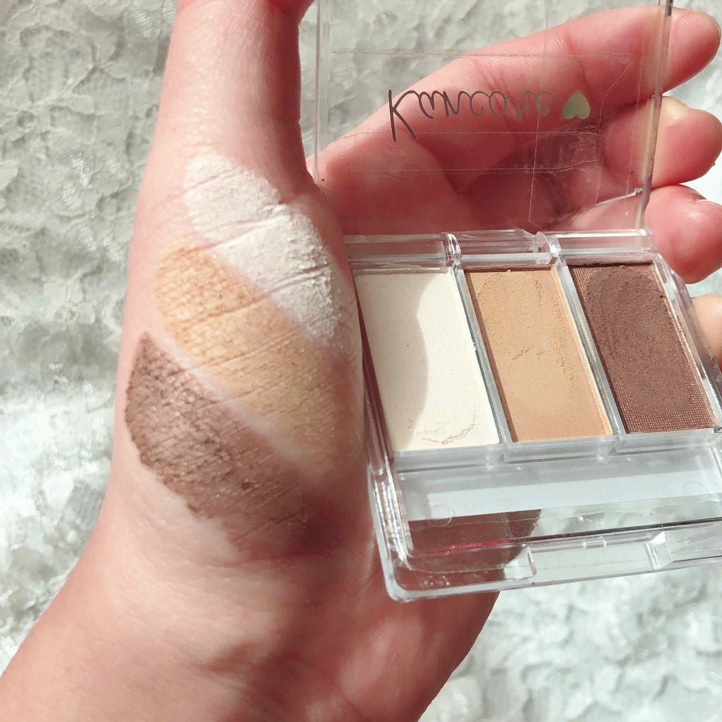 カンコレアイシャドウ/DAISO/アイシャドウパレットを使ったクチコミ(2枚目)