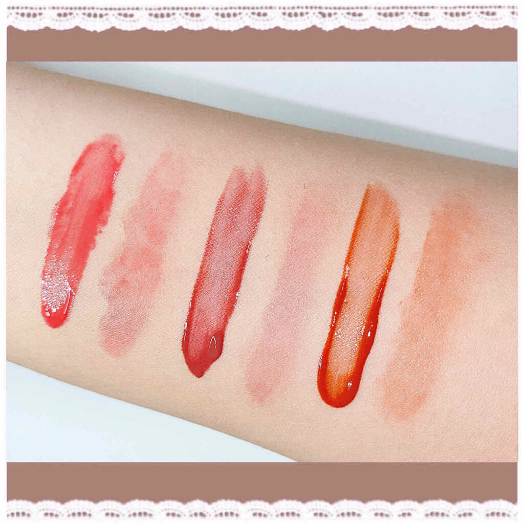 ジューシーラスティングティント/rom&nd/リップティントを使ったクチコミ（3枚目）