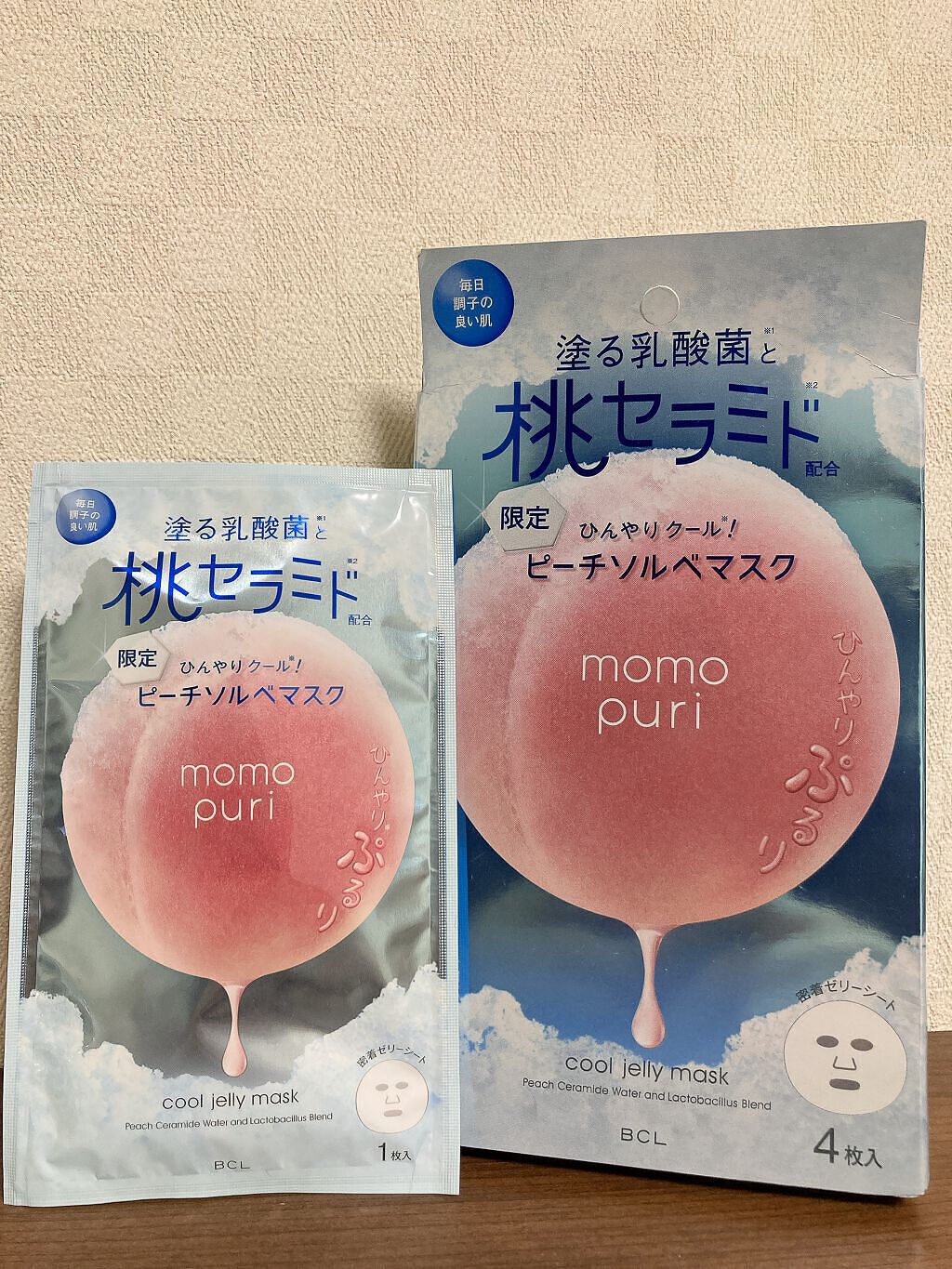 潤いぷるジュレマスク クール/ももぷり/シートマスク・パックを使ったクチコミ（1枚目）