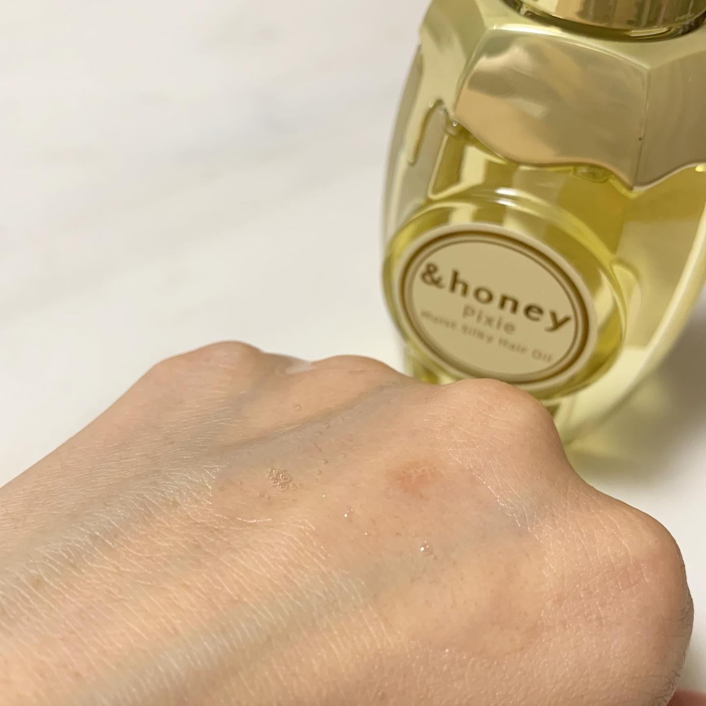 アンドハニー ピクシー モイストシルキー ヘアオイル3.0/&honey/ヘアオイルを使ったクチコミ（2枚目）