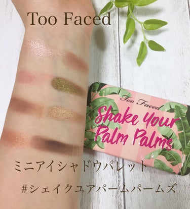 シェイク ユア パーム パームズ ミニ アイシャドウ パレット/Too Faced/アイシャドウパレットを使ったクチコミ（2枚目）