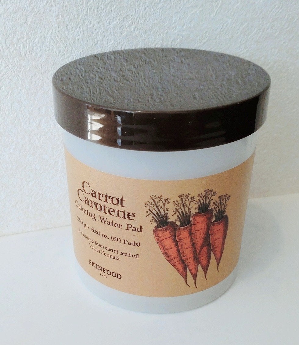 キャロットカロテン カーミングウォーターパッド/SKINFOOD/トナーパッドを使ったクチコミ(2枚目)