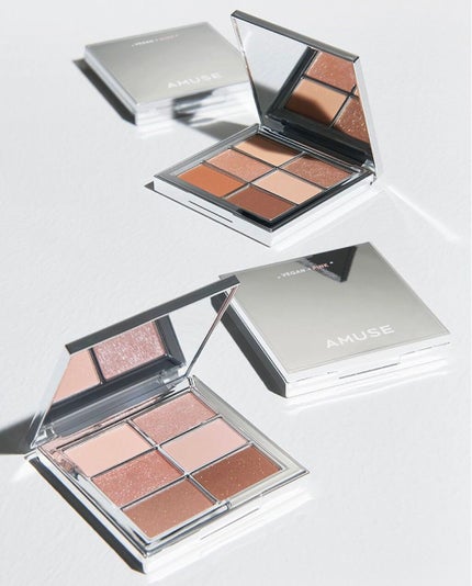 アイ ヴィーガン シアーパレット/AMUSE/アイシャドウパレットを使ったクチコミ(6枚目)