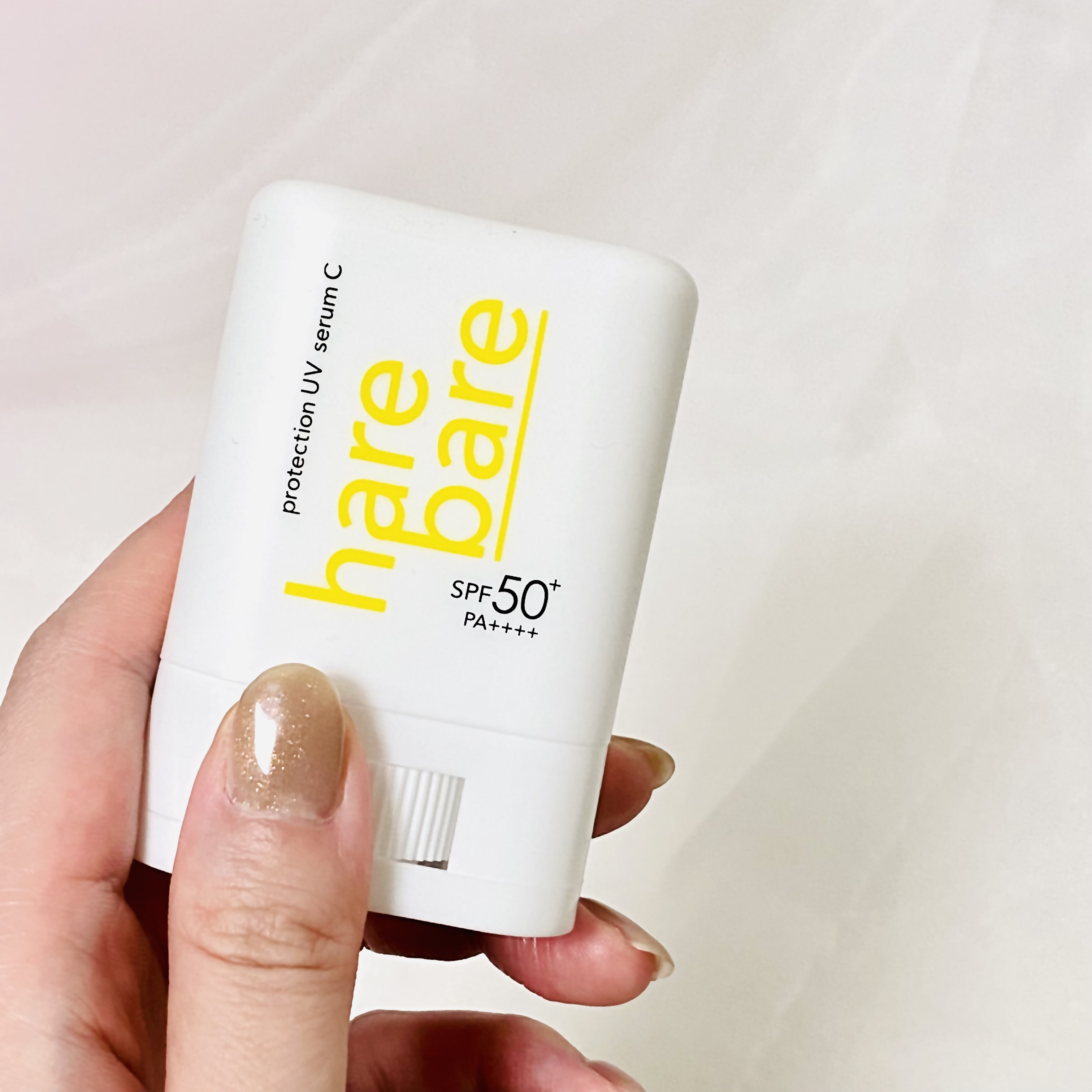 ハレバレ プロテクションUV セラム C スティック/ハレバレ/日焼け止めスティックを使ったクチコミ（2枚目）