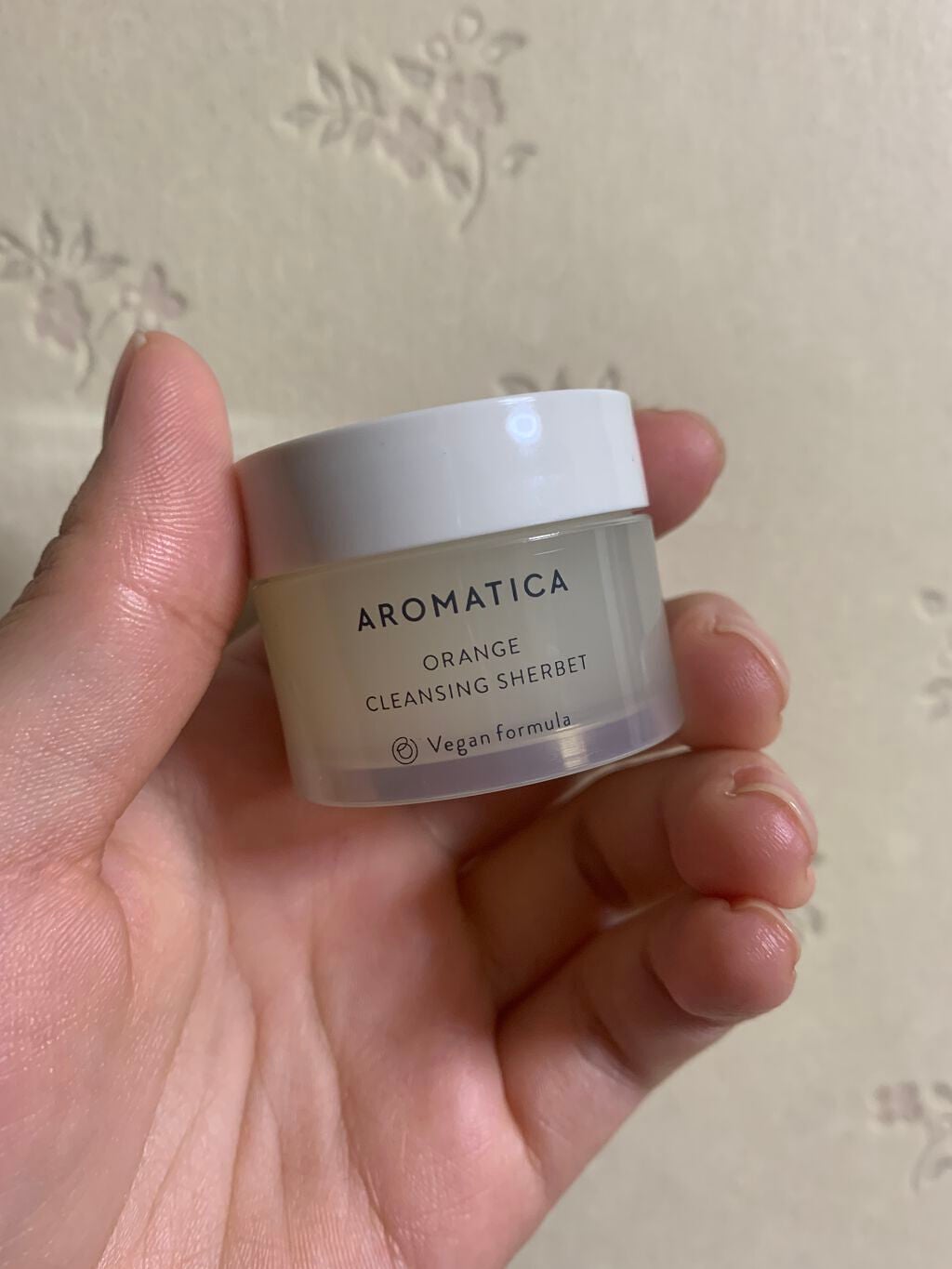 オレンジクレンジングシャーベット/AROMATICA/クレンジングバームを使ったクチコミ(1枚目)