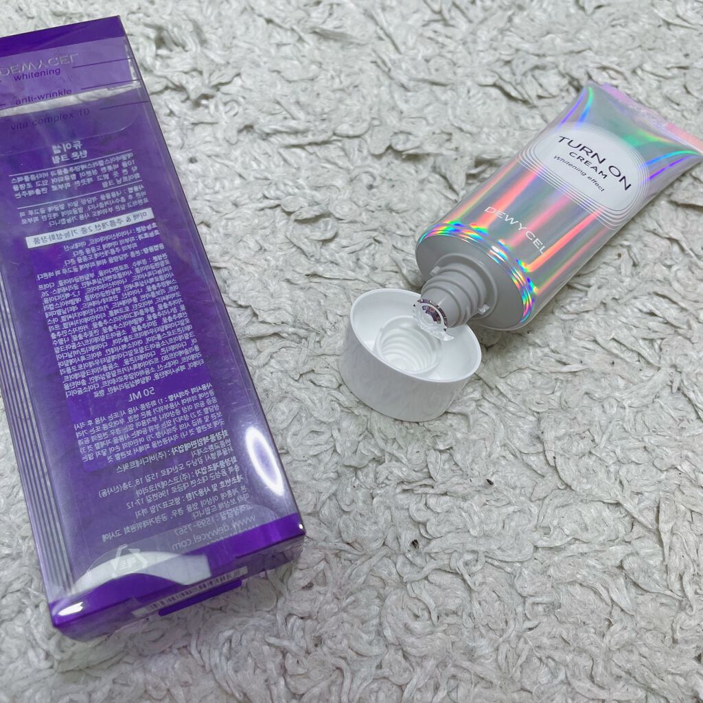 デュイセル ターンオンクリーム/DEWYCEL/フェイスクリームを使ったクチコミ（2枚目）