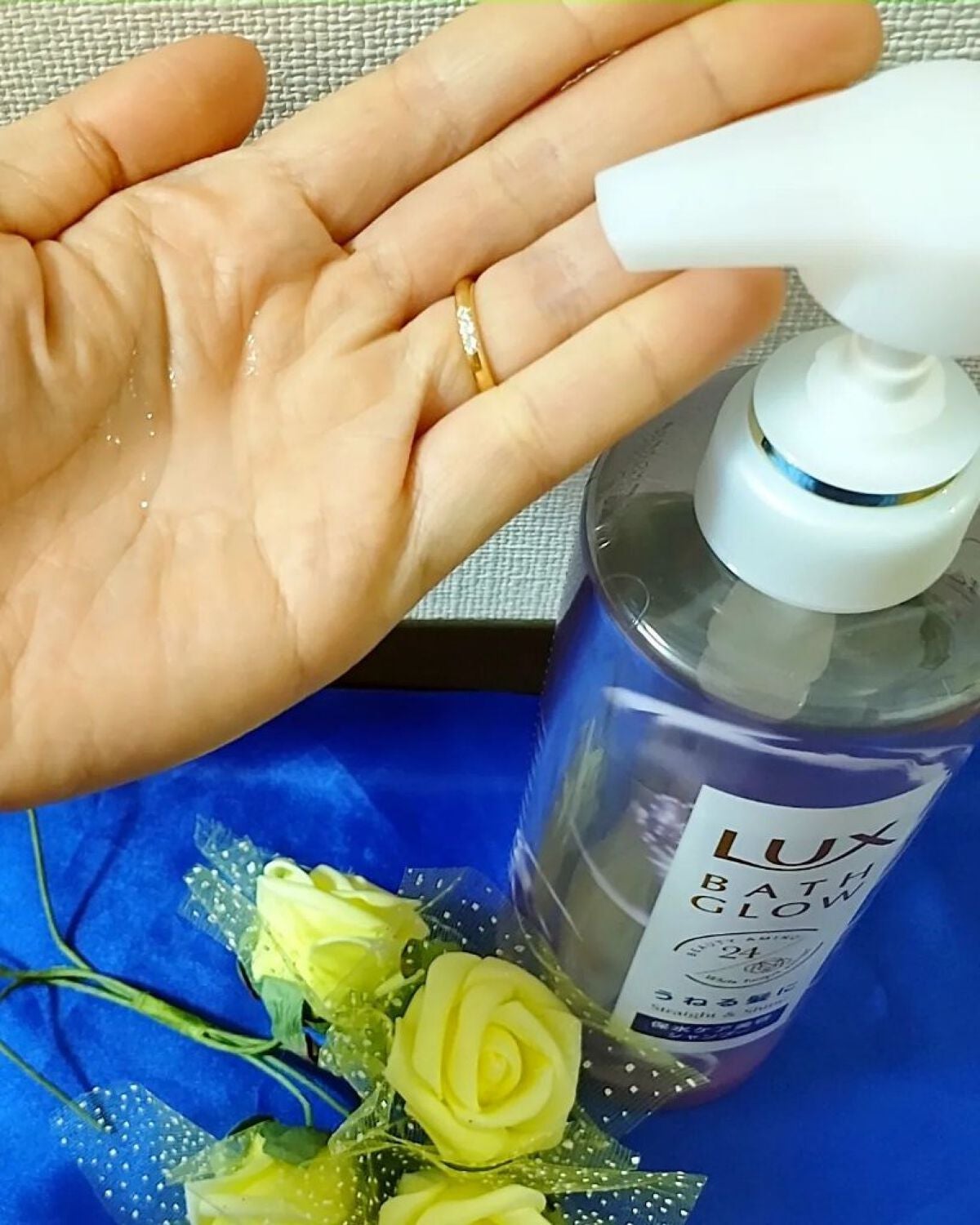 バスグロウ ストレート&シャイン シャンプー/トリートメント/LUX/市販シャンプーを使ったクチコミ(5枚目)