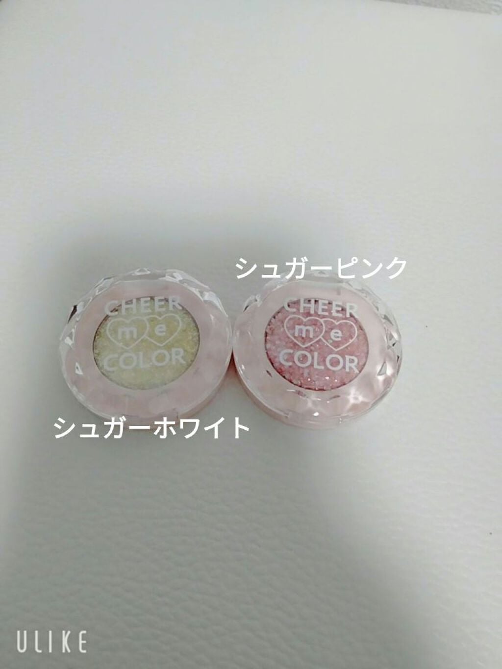 CHEER me COLOR グリッターアイシャドウ/セリア/グリッターを使ったクチコミ(2枚目)