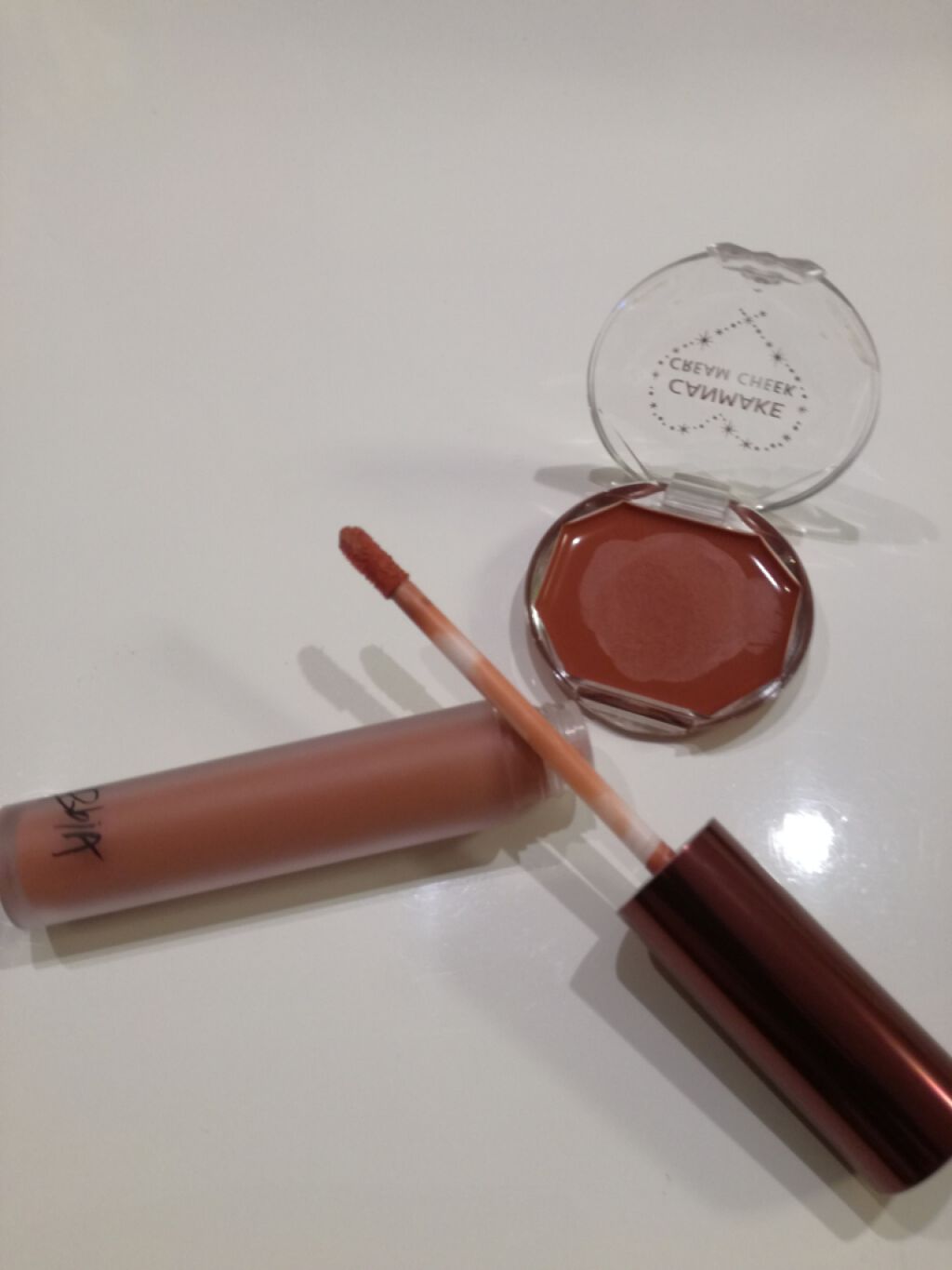 クリームチーク/キャンメイク/ジェル・クリームチークを使ったクチコミ（2枚目）