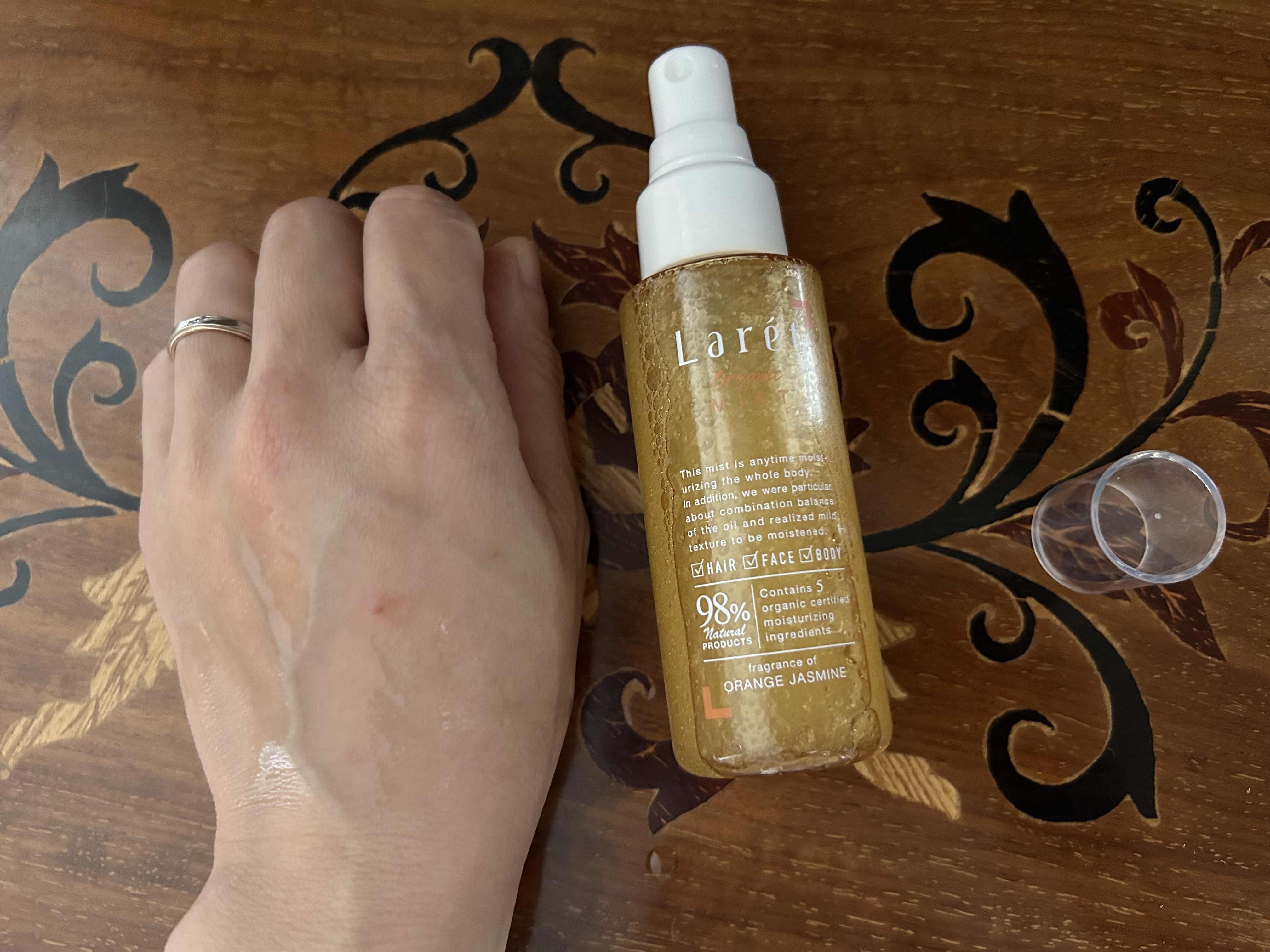 オーガニックミスト/Laret/ミスト状化粧水を使ったクチコミ（2枚目）