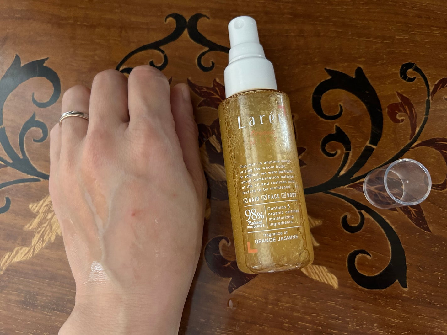 オーガニックミスト/Laret/ミスト状化粧水を使ったクチコミ(2枚目)
