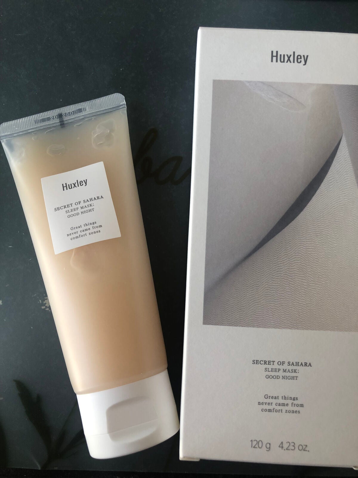 スリープマスク;グッドナイト/Huxley/洗い流すパック・マスクを使ったクチコミ(6枚目)