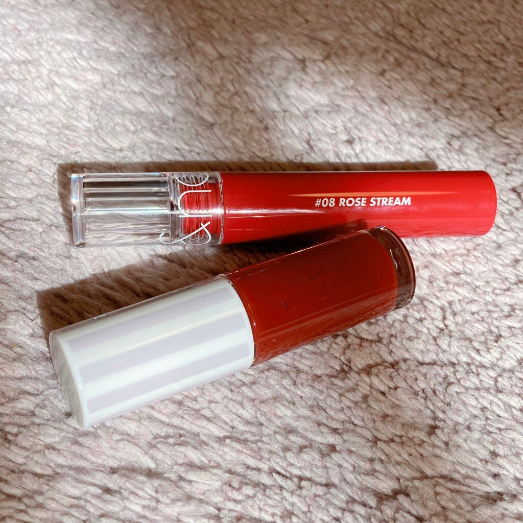 グラスティングウォーターティント/rom&nd/リップティントを使ったクチコミ(6枚目)