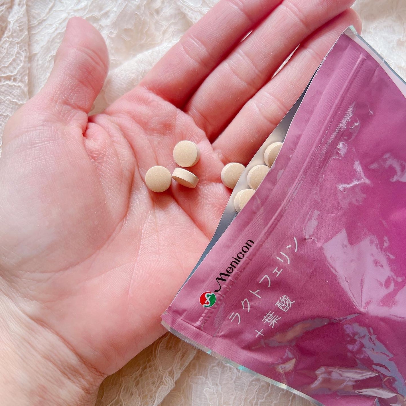 ルナリズム ラクトフェリン+葉酸/メニコン/美容サプリメントを使ったクチコミ(2枚目)