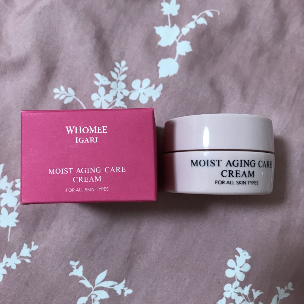 モイストエイジングケアクリーム/WHOMEE/フェイスクリームを使ったクチコミ（1枚目）