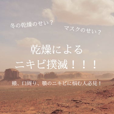 マスク生活 × 冬の乾燥 のおかげ(？)で
歴代最悪の肌荒れを起こしています、こんにちは。

昨年11月がピークでした。
頬が真っ赤になってしまったり、酷い時は痒みも😢
またニキビも出来放題。全然嬉しく