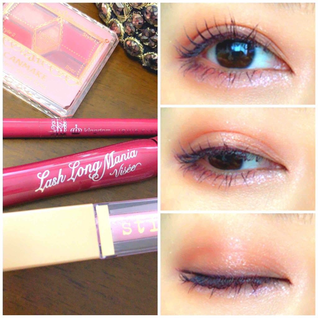 グリッター&グロウ リキッドアイシャドウ/stila/グリッターを使ったクチコミ（1枚目）