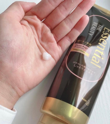 THE BEAUTY 髪のキメ美容プレミアムトリートメント<モイストリペアプレミアム>/エッセンシャル/洗い流すヘアトリートメントを使ったクチコミ(2枚目)