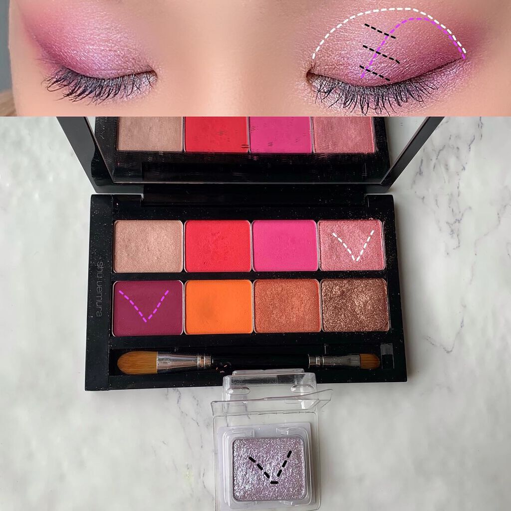 プレスド アイシャドー(レフィル)/shu uemura/単色アイシャドウを使ったクチコミ(4枚目)