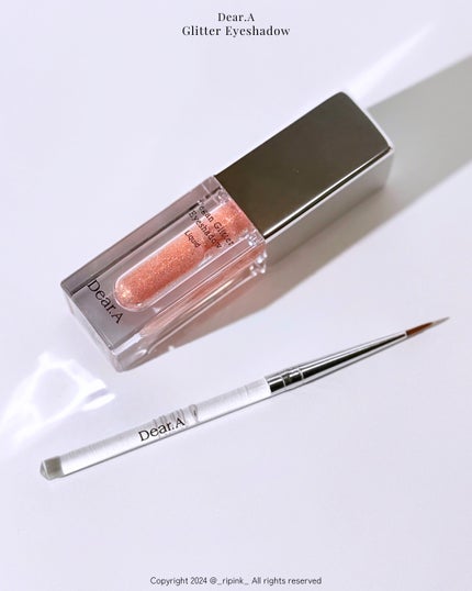 グリッターアイシャドウ/Dear.A/グリッターを使ったクチコミ(5枚目)