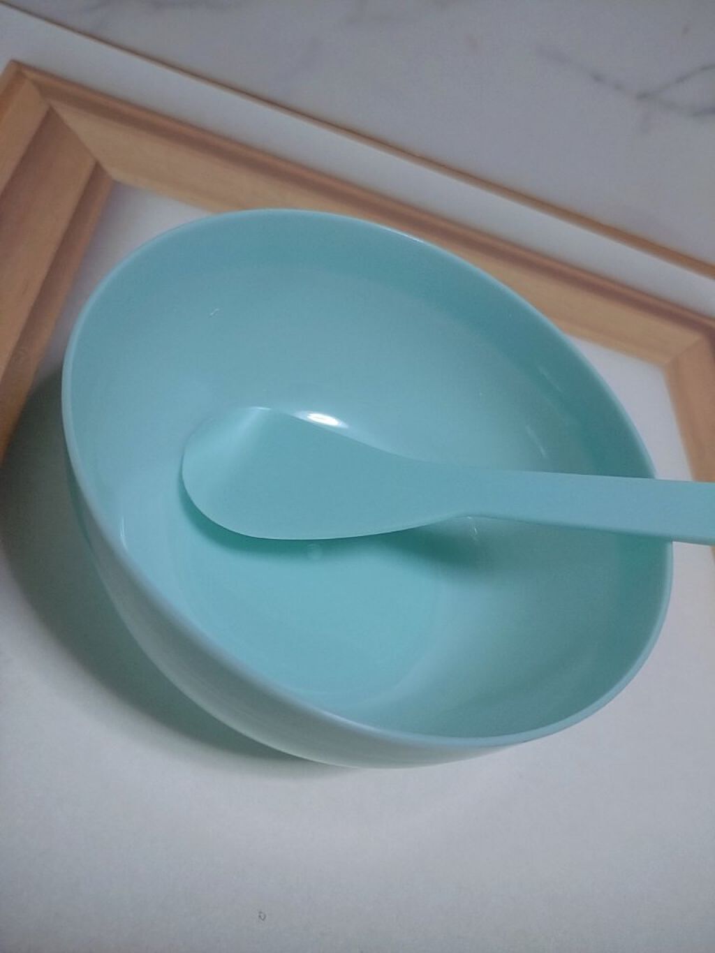 スパチュラ＆カップ（マスクパック用）/DAISO/その他スキンケアグッズを使ったクチコミ（2枚目）