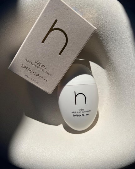 ヴィーガンアクアグロウサンセラム/HAMEL/日焼け止めローションを使ったクチコミ(1枚目)
