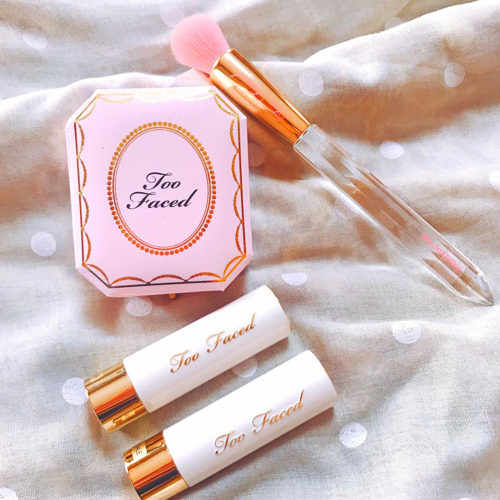 ダイヤモンドライト ハイライター ブラシ/Too Faced/メイクブラシを使ったクチコミ(1枚目)