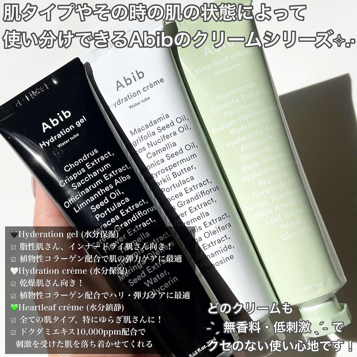 HYDRATION GEL WATER TUBE/Abib /フェイスクリームを使ったクチコミ(2枚目)