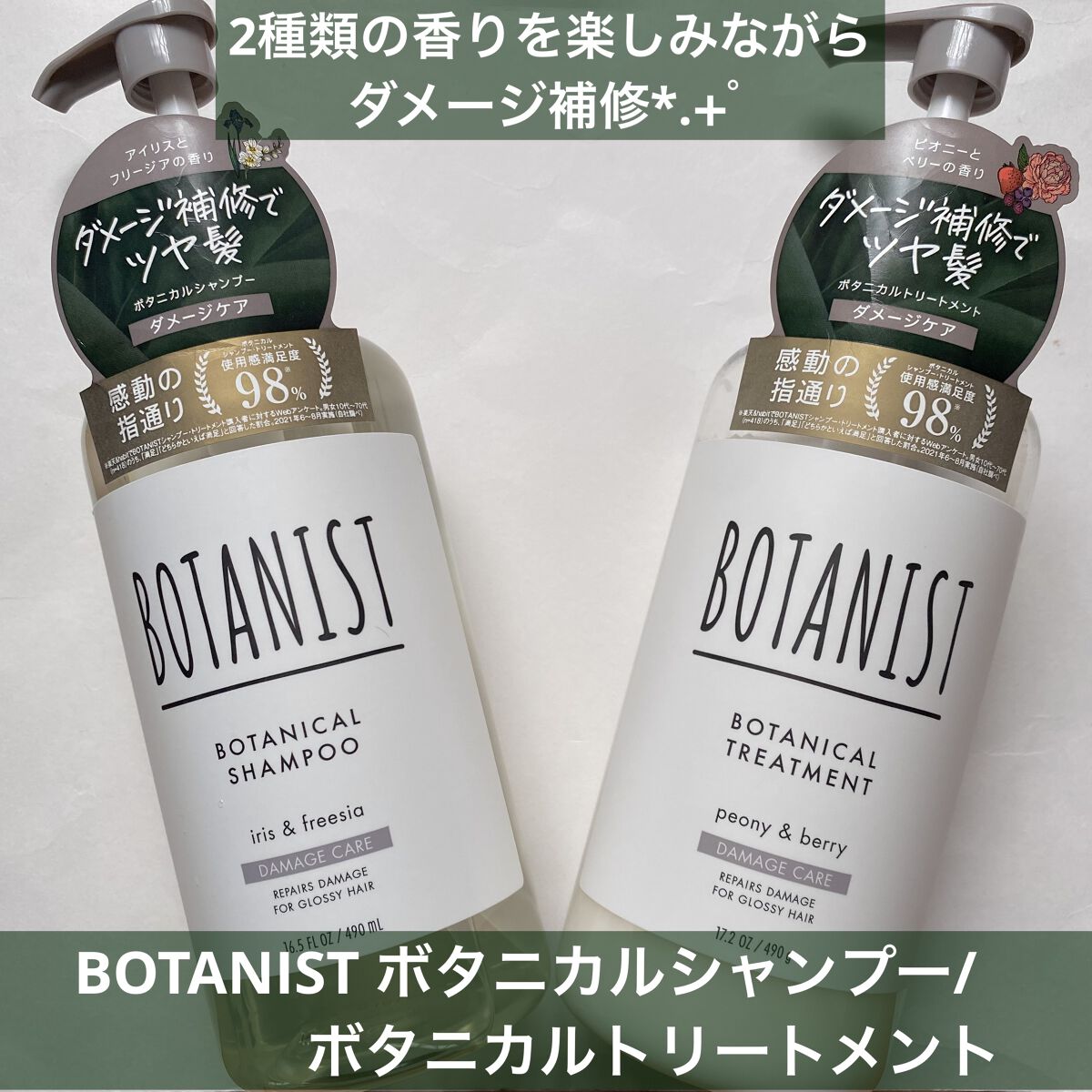 ボタニカルシャンプー／トリートメント(ダメージケア)  シャンプー/BOTANIST/シャンプー・コンディショナーを使ったクチコミ（1枚目）