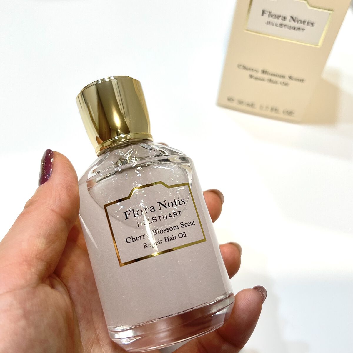 チェリーブロッサム　リペアヘアオイル/Flora Notis JILL STUART/ヘアオイルを使ったクチコミ（2枚目）
