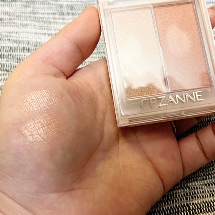 ベージュトーンアイシャドウ/CEZANNE/アイシャドウパレットを使ったクチコミ(2枚目)