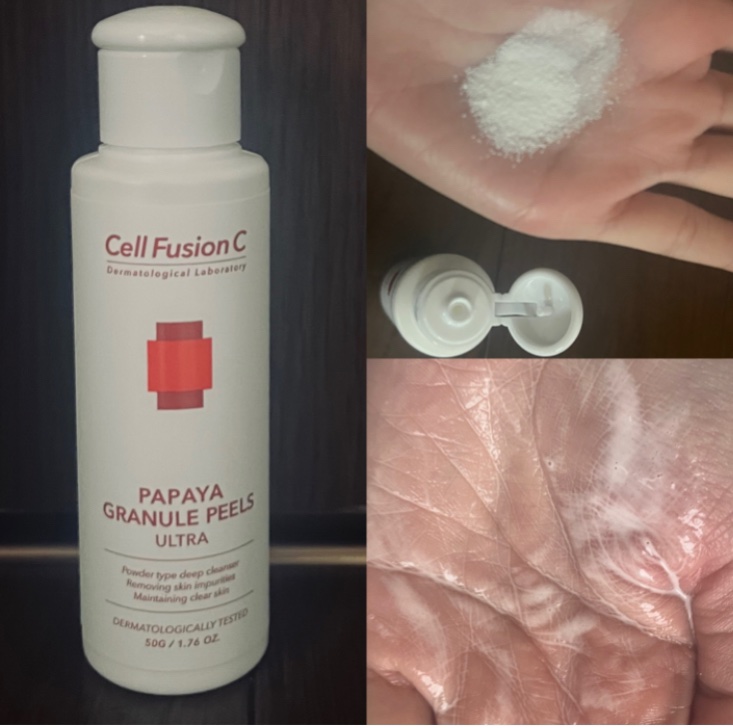 パパイヤ グレニュル ピルス ウルトラ/Cell Fusion C(セルフュージョンシー)/ピーリングを使ったクチコミ（1枚目）