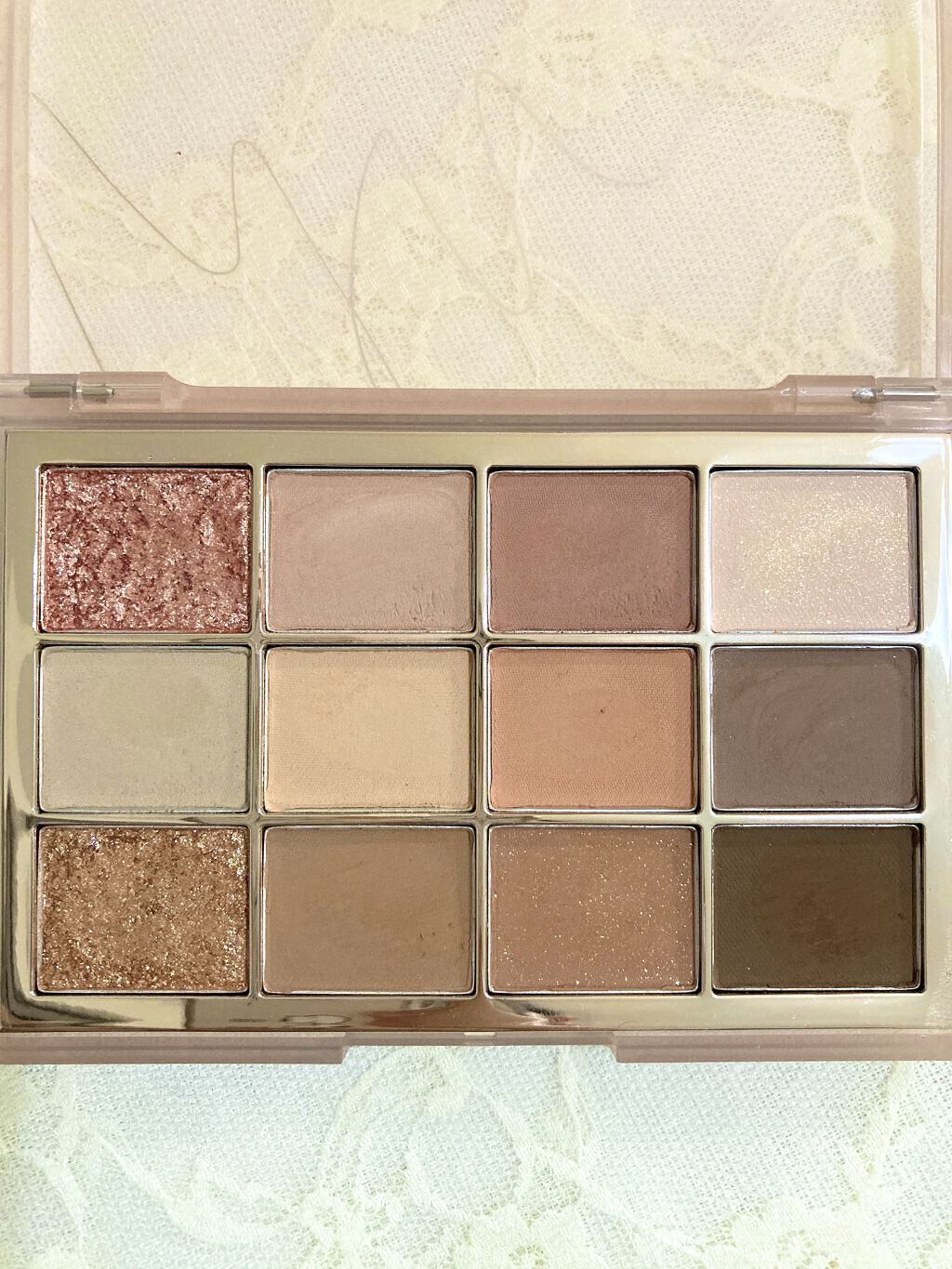 ソフトブラーリングアイパレット/wakemake/アイシャドウパレットを使ったクチコミ（2枚目）