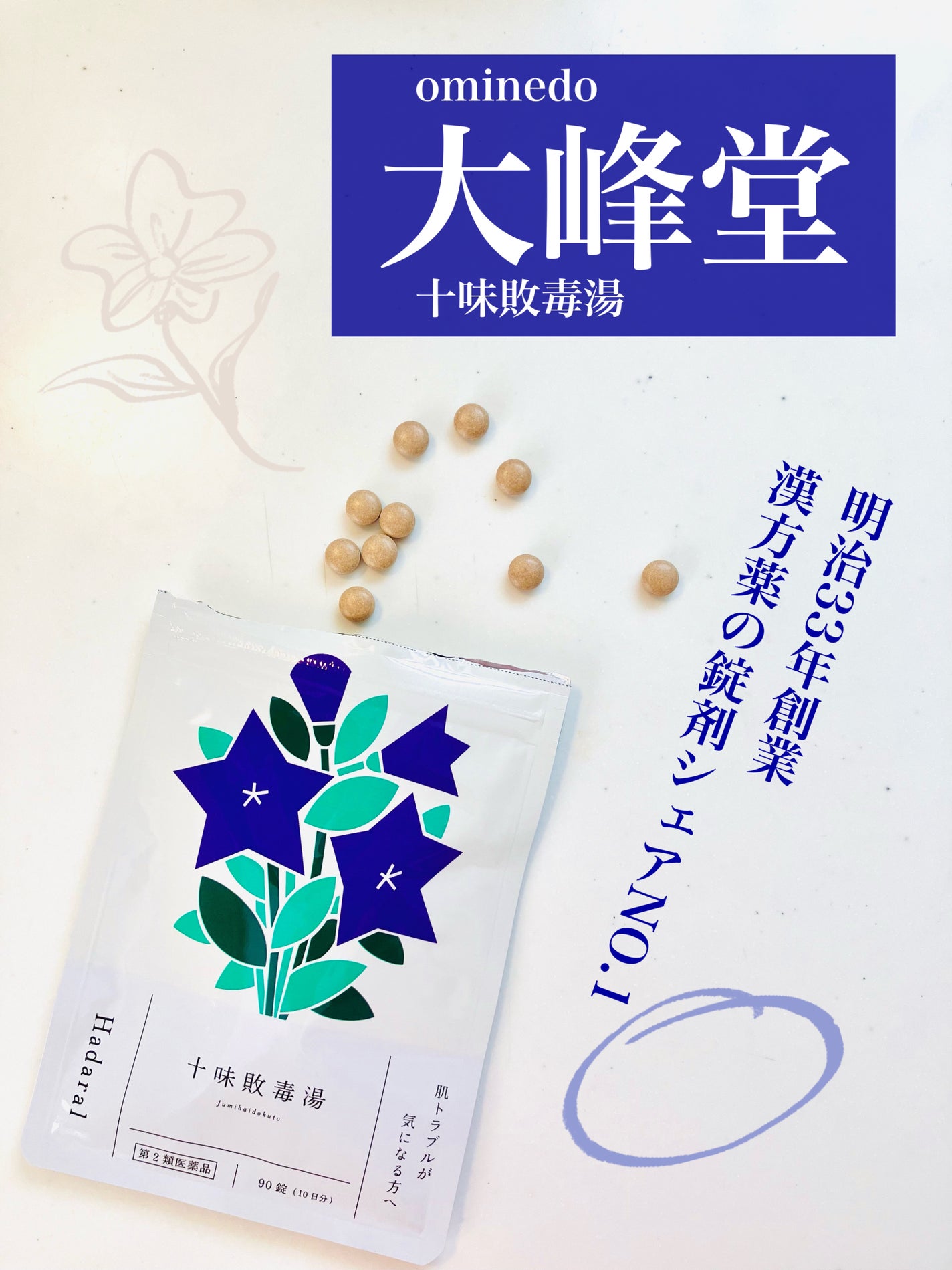 Hadaral 十味敗毒湯錠(医薬品)/大峰堂/その他を使ったクチコミ(1枚目)