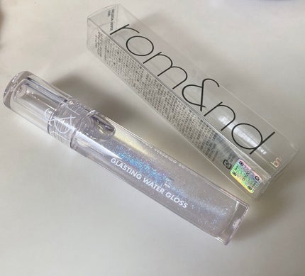 グラスティングウォーターグロス/rom&nd/リップグロスを使ったクチコミ(4枚目)