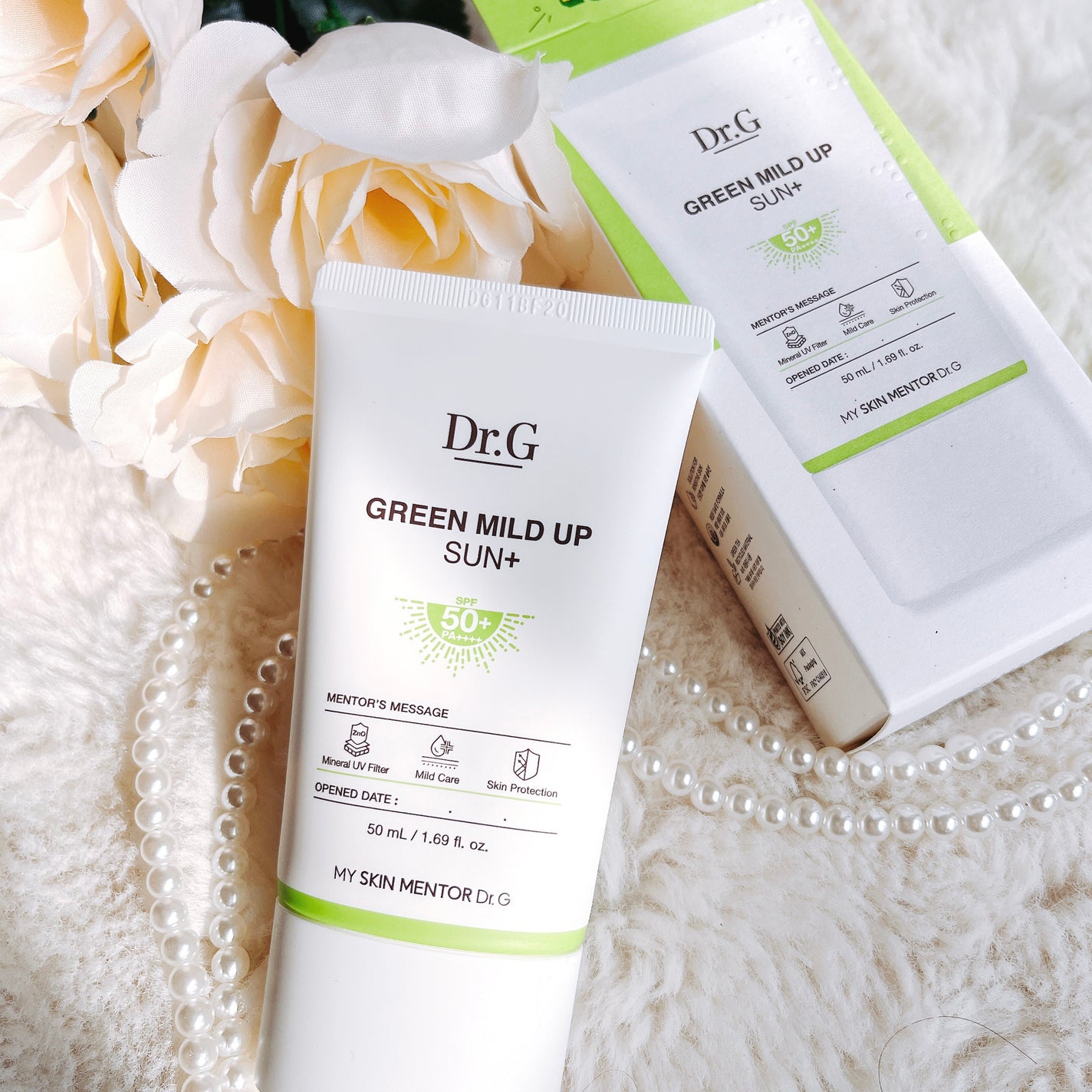 グリーンマイルドアップサンプラス/Dr.G/日焼け止めクリームを使ったクチコミ(1枚目)