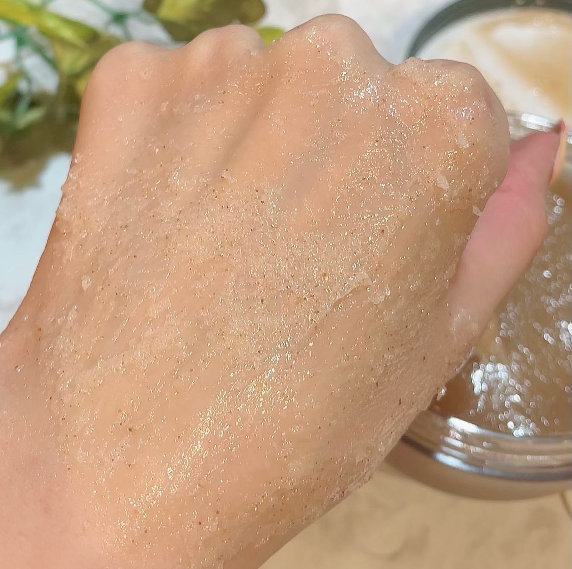 ボディスクラブ ブラッシャー モイスト/アーレス/ボディスクラブを使ったクチコミ(5枚目)