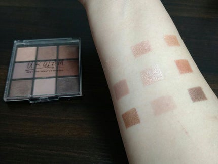 UR GLAM BLOOMING EYE COLOR PALETTE/U R GLAM/アイシャドウパレットを使ったクチコミ(1枚目)