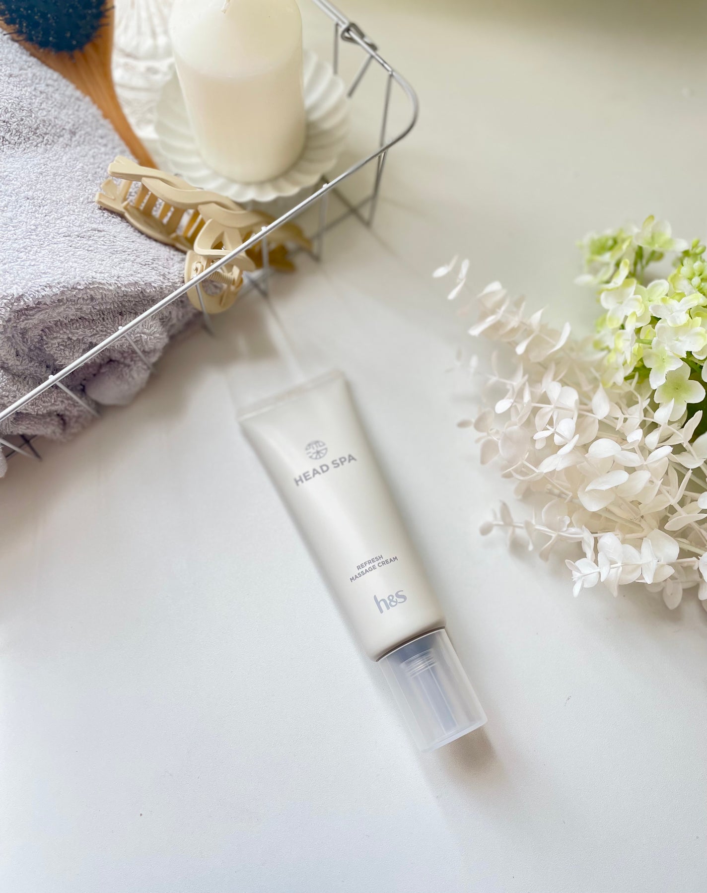 リフレッシュ マッサージクリーム/h&s/洗い流すヘアトリートメントを使ったクチコミ(5枚目)