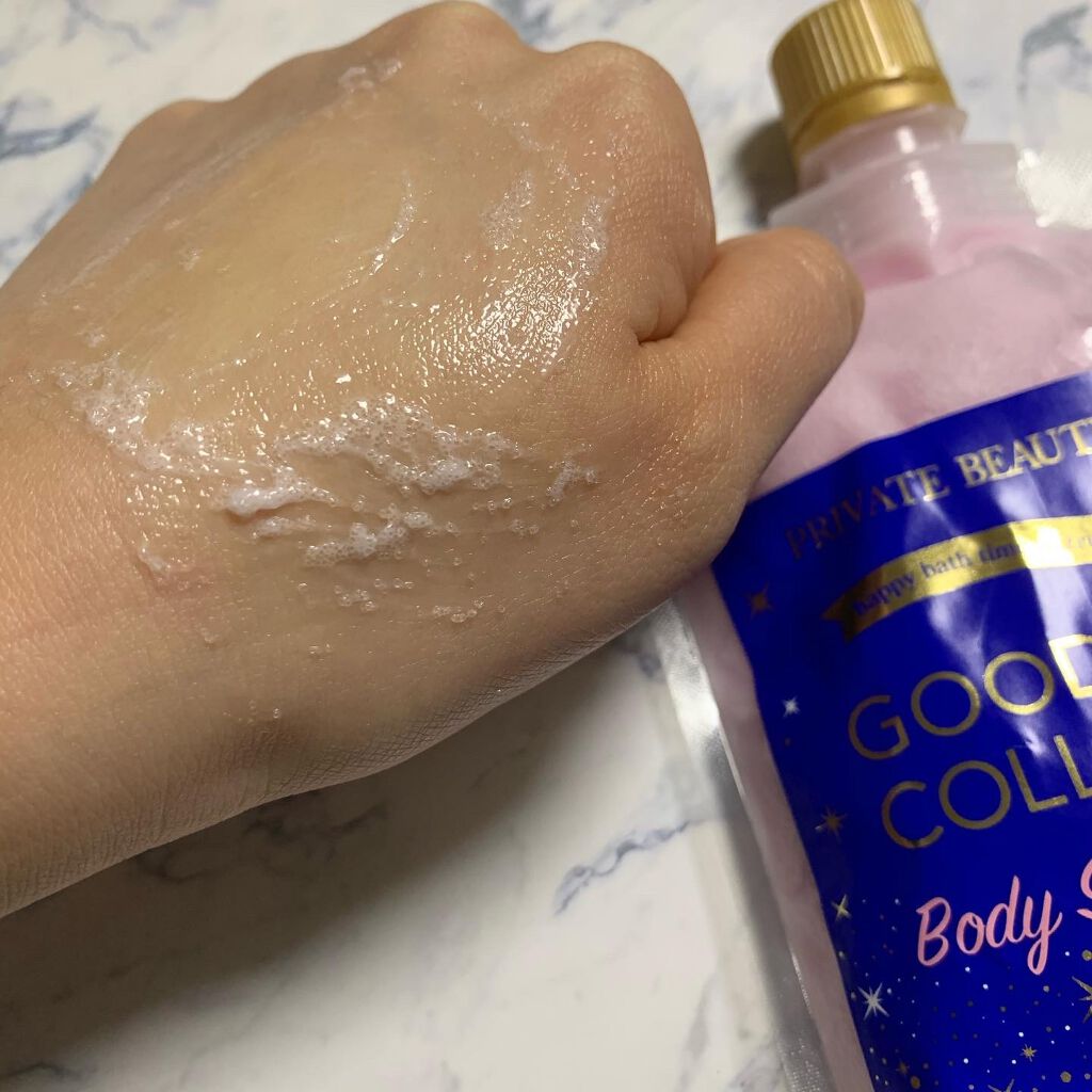 GOOD SLEEP COLLECTIONボディソープスムーサー/PrivateBeautyTokyo(プライベートビューティトウキョウ)/ボディスクラブを使ったクチコミ(3枚目)