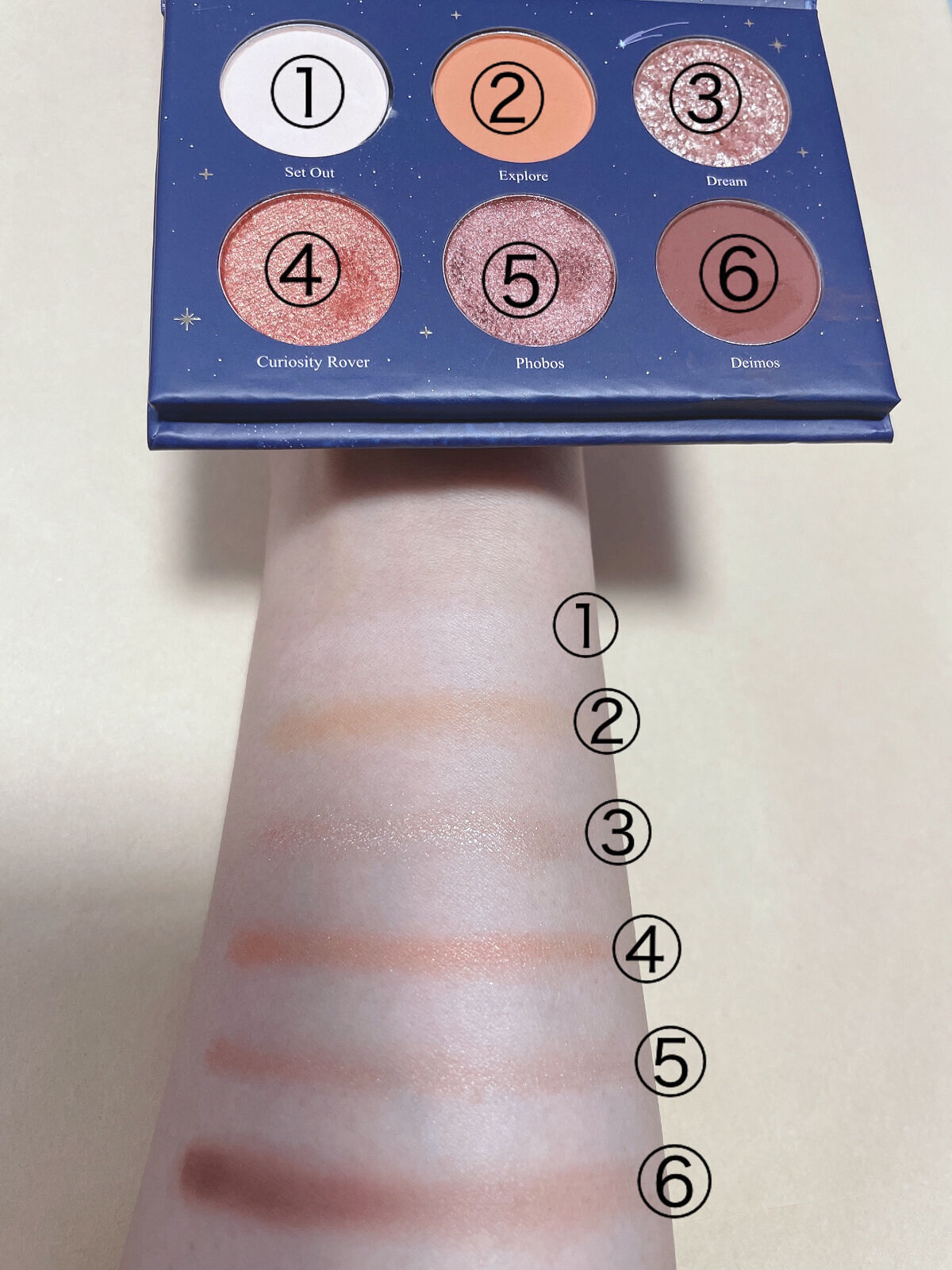 銀河系アイシャドウパレット/Ready to Shine/アイシャドウパレットを使ったクチコミ（3枚目）