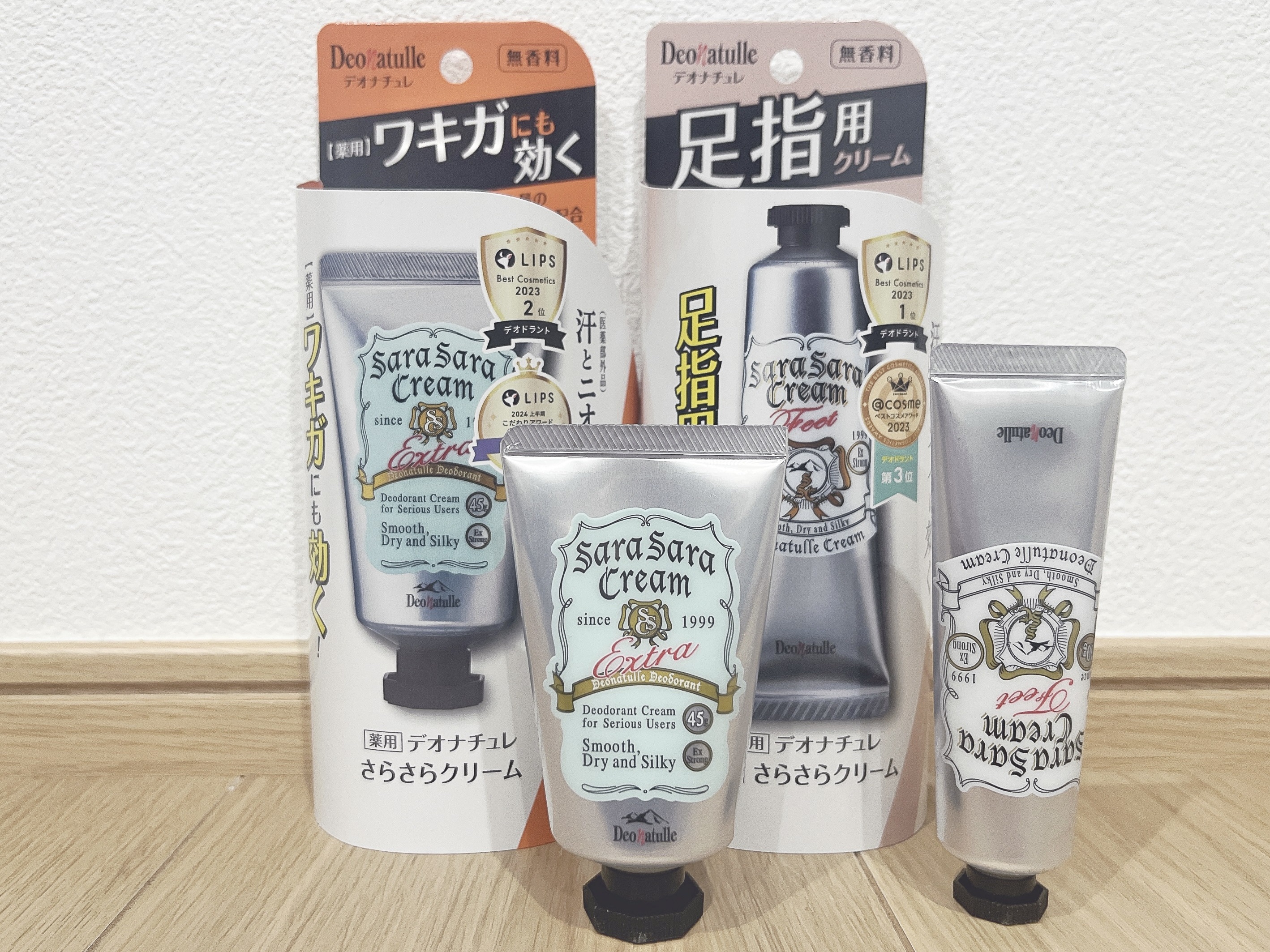 薬用足指さらさらクリーム/デオナチュレ/デオドラント・制汗剤を使ったクチコミ（1枚目）