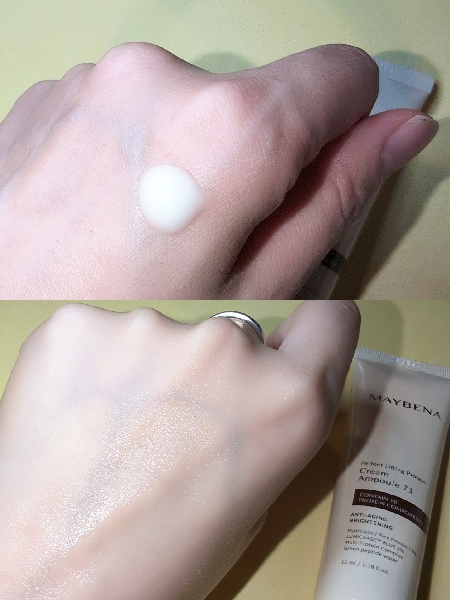 73シワクリーム/MAYBENA/フェイスクリームを使ったクチコミ（3枚目）