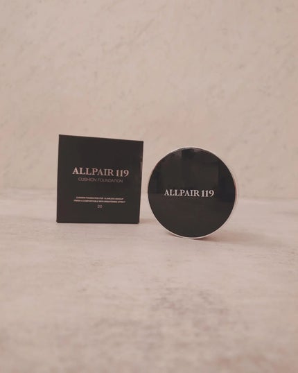 オールペア119 クッションファンデーション20 /ALLPAIR/クッションファンデーションを使ったクチコミ(1枚目)