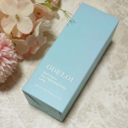 ブラックチェリー毛穴収縮クリーム ルフティグ/ODELOI/フェイスクリームを使ったクチコミ(1枚目)